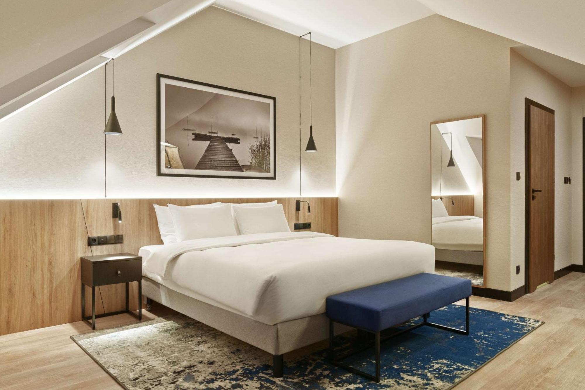Radisson Blu Resort & Conference Center, Ostroda Mazury 外观 照片 A bedroom at the hotel